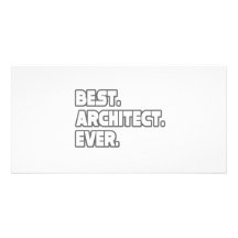 Le meilleur architecte jamais photocarte customisée