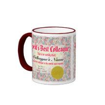Le meilleur certificat du collègue du monde mugs