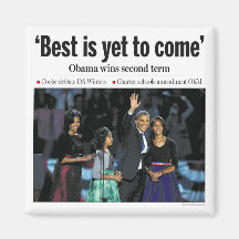 "Le meilleur est venir encore" aimant d'Obama