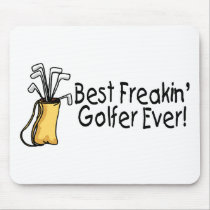 Le meilleur golfeur de Freakin toujours (2) tapis de souris