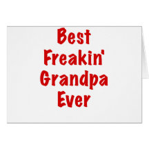Le meilleur grand-papa de Freakin jamais Carte De Vœux