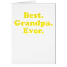 Le meilleur grand-papa jamais carte de vœux