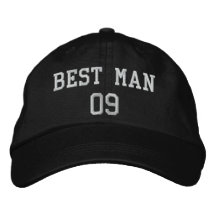 Le meilleur homme : Chapeau personnalisable de noc Chapeau Brodé