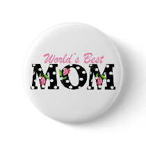 Le meilleur noir de la maman du monde avec les tul badges publicitaires