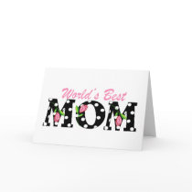 Le meilleur noir de la maman du monde avec les tul cartes