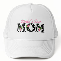 Le meilleur noir de la maman du monde avec les tul casquettes