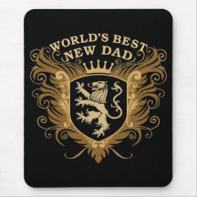 Le meilleur nouveau papa du monde tapis de souris