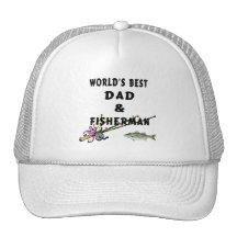 Le meilleur papa de pêche des mondes casquettes