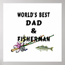 Le meilleur papa de pêche des mondes affiche