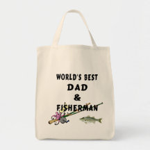 Le meilleur papa de pêche des mondes sac