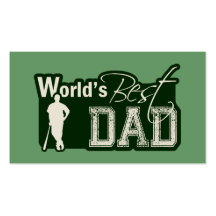 Le meilleur papa du monde ; Base-ball Cartes De Visite Professionnelles