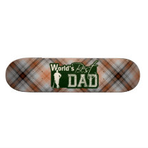 Le meilleur papa du monde ; Base-ball Planches À Roulettes Customisées