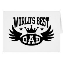 Le meilleur papa du monde cartes de vœux