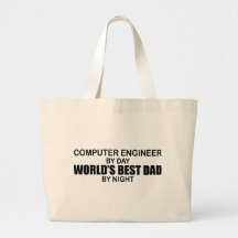 Le meilleur papa du monde - ingénieur informaticie sac de toile