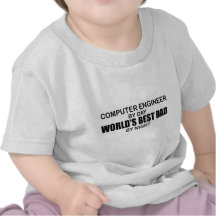 Le meilleur papa du monde - ingénieur informaticie t-shirts