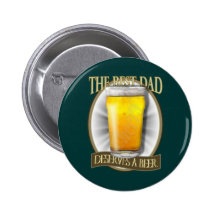 Le meilleur papa mérite une bière badges avec agrafe