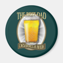Le meilleur papa mérite une bière magnets
