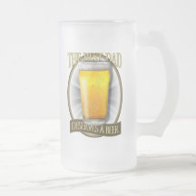 Le meilleur papa mérite une bière tasses