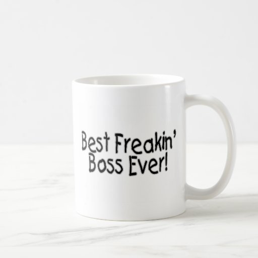 Le meilleur patron de Freakin jamais Mug À Café