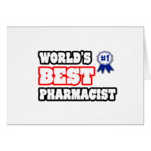 Le meilleur pharmacien du monde cartes de vœux