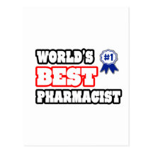 Le meilleur pharmacien du monde cartes postales