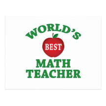Le meilleur professeur de maths du monde carte postale