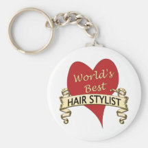 Le meilleur styliste en coiffure du monde porte-clef