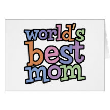 Le meilleurs T-shirts et cadeaux de maman des mond Carte