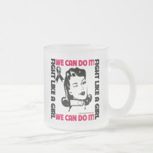 Le mélanome - combat comme une fille - nous pouvon tasse