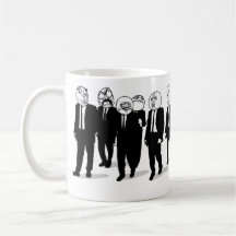 le meme comique de rage fait face à la tasse envel