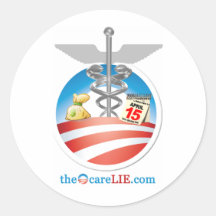 Le mensonge d'ObamaCare Autocollant