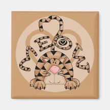 Le Meow du chat Aimants