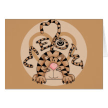 Le Meow du chat Carte