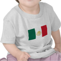 Le Mexique avec les bras d'or et argentés, Mexique T-shirt