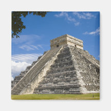 Le Mexique, Quintana Roo, près de Cancun, Chichen  Aimants