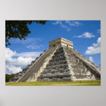 Le Mexique, Quintana Roo, près de Cancun, Chichen  Posters