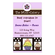 Le mini carte de visite de cakery