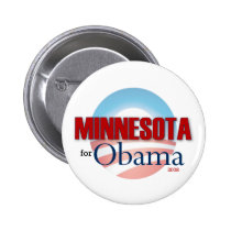 Le MINNESOTA pour Obama badges publicitaires
