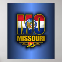 Le Missouri (MO) Affiche
