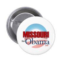 Le MISSOURI pour Obama badges publicitaires