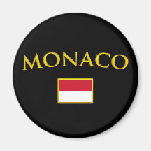 Le Monaco d'or Magnets Pour Réfrigérateur