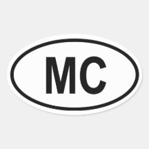Le Monaco "MC " Autocollants