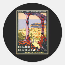 Le Monaco Monte Carlo Autocollants