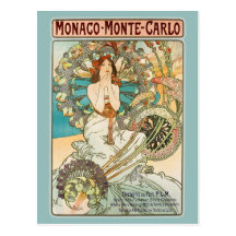 Le Monaco Monte Carlo Carte Postale