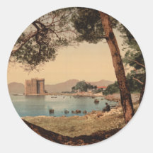 Le monastère de St Honorat, Cannes, France Adhésifs
