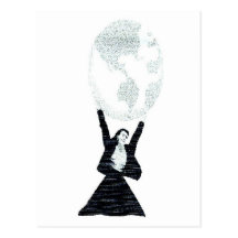 LE MONDE DE LA FEMME CARTES POSTALES