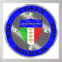 Le monde italien de luxe du football soutient le l posters