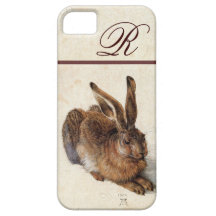 Le monogramme de LAPIN (jeune lièvre) Coque iPhone 5 Case-Mate