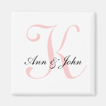 Le monogramme épousant le marié initial de jeune m