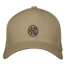 Le monogramme (initiales) a brodé le casquette casquettes brodées